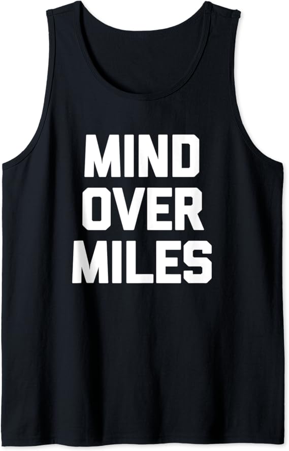 Funny Running Shirt Mind Over Miles TShirt funny running